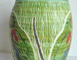 Unique Hand-Thrown and Hand-Glazed Danish Ceramic Vase or Jar