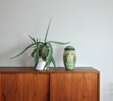 Unique Hand-Thrown and Hand-Glazed Danish Ceramic Vase or Jar