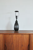 Large drop shaped Just Andersen disko metal Table Lamp, Denmark