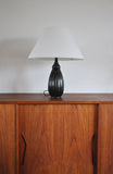 Large drop shaped Just Andersen disko metal Table Lamp, Denmark