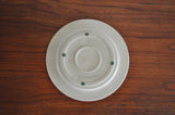 Kähler Golden Ochre Ceramic Dish, Denmark 1950s