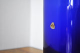 Scandinavian Modern Cobalt Blue Vase by Otto Brauer for Holmegaard Denmark 1960s