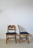 Henning Kjaernulf Razor Blade oak dining chairs