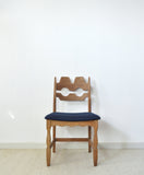 Henning Kjaernulf Razor Blade oak dining chairs