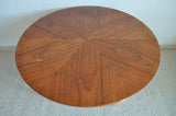 Teak Coffee Table with caned Rack designed by Kurt Østervig