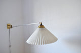 Rare Le Klint wall lamp designed by Hvidt & Mølgaard in 1963