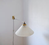 Rare Le Klint wall lamp designed by Hvidt & Mølgaard in 1963