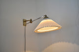 Rare Le Klint wall lamp designed by Hvidt & Mølgaard in 1963