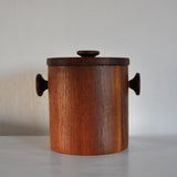 Danish Modern Teak Ice Bucket by Lüthje Wood