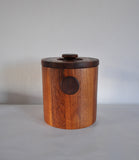 Danish Modern Teak Ice Bucket by Lüthje Wood