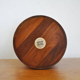 Danish Modern Teak Ice Bucket by Lüthje Wood