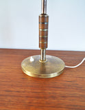 Elegant Danish Brass Table Lamp from Lyfa Designed by Bent Karlby