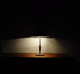 Elegant Danish Brass Table Lamp from Lyfa Designed by Bent Karlby