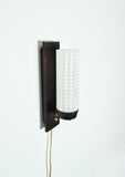 Danish Modern Rosewood and Glass Wall Sconce from Lyfa