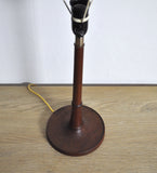 Scandinavian Modern Teak Table Lamp by Le Klint, 1950s