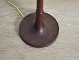 Scandinavian Modern Teak Table Lamp by Le Klint, 1950s
