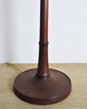 Scandinavian Modern Teak Table Lamp by Le Klint, 1950s