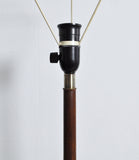 Scandinavian Modern Teak Table Lamp by Le Klint, 1950s