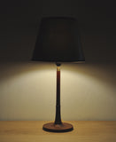 Scandinavian Modern Teak Table Lamp by Le Klint, 1950s