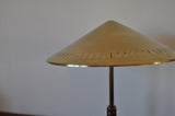 Elegant danish brass table lamp from Lyfa designed by Bent Karlby
