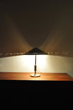 Elegant danish brass table lamp from Lyfa designed by Bent Karlby