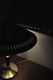 Elegant danish brass table lamp from Lyfa designed by Bent Karlby