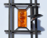 2 danish candleholders in metal