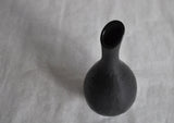 Mari Simmulson stylistically pure vase with a semi matte black glaze from Upsala Ekeby