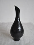 Mari Simmulson stylistically pure vase with a semi matte black glaze from Upsala Ekeby