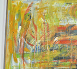 Contemporary painting "A City - IV", oil on canvas by Mette Birckner, 2005