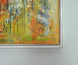 Contemporary painting "A City - IV", oil on canvas by Mette Birckner, 2005