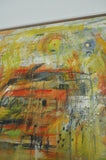 Contemporary painting "A City - IV", oil on canvas by Mette Birckner, 2005