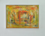 Contemporary painting "A City - I", oil on canvas by Mette Birckner, 2005