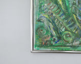 Abstract impressionism painting - Movement Green Growth