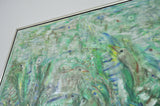 Abstract impressionism painting - Movement Green Growth