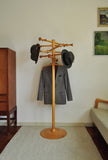The iconic sculpturel freestanding coat and hat hanger is design by Nanna Ditzel
