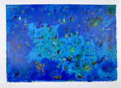 Abstract Scandinavian Screen Print by the Danish Artist Niels Winkel signed and numbered