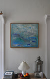 Contemporary danish painting, oil on canvas by Mette Birckner