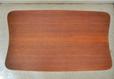 Mid century Occasional Teak Side Table with a organic shape, 1960s