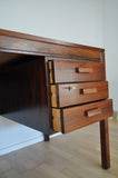 Scandinavian Modern Rosewood Desk by PS Heggen of Norway