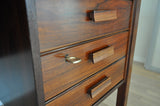 Scandinavian Modern Rosewood Desk by PS Heggen of Norway
