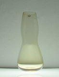 Mouth Blown Holmegaard Glass Vase in a Light Amber Color
