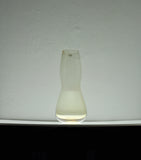 Mouth Blown Holmegaard Glass Vase in a Light Amber Color