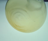 Mouth Blown Holmegaard Glass Vase in a Light Amber Color