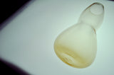 Mouth Blown Holmegaard Glass Vase in a Light Amber Color