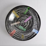 Unique Contemporary Hand Painted Plate by Peter Stuhr, Denmark