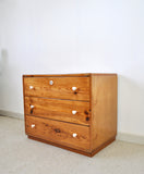 Danish Early 20th Century Pine Chest of Drawers