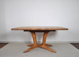 Scandinavian Large Extendable Pine Dining Table