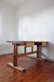 Scandinavian Modern Desk in Solid Pine, 1970s