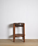 Mid-Century Modern Plant Stand with Ceramic Dish by Scheurich